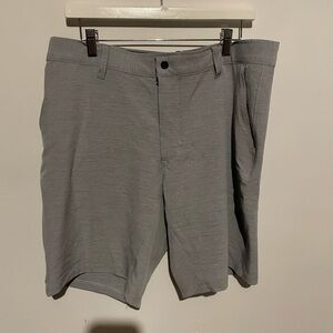 BYLT Kinetic Shorts Mens XL Gray‎ Performance Chino Shorts Athleisure
